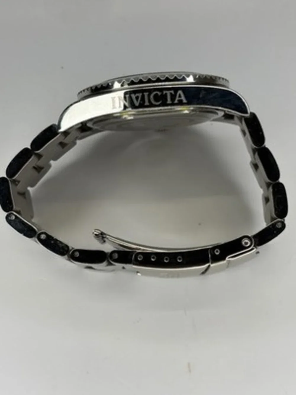 Invicta Pro Diver Shark Edition 43mm Black Dial Stainless Steel Watch 100M